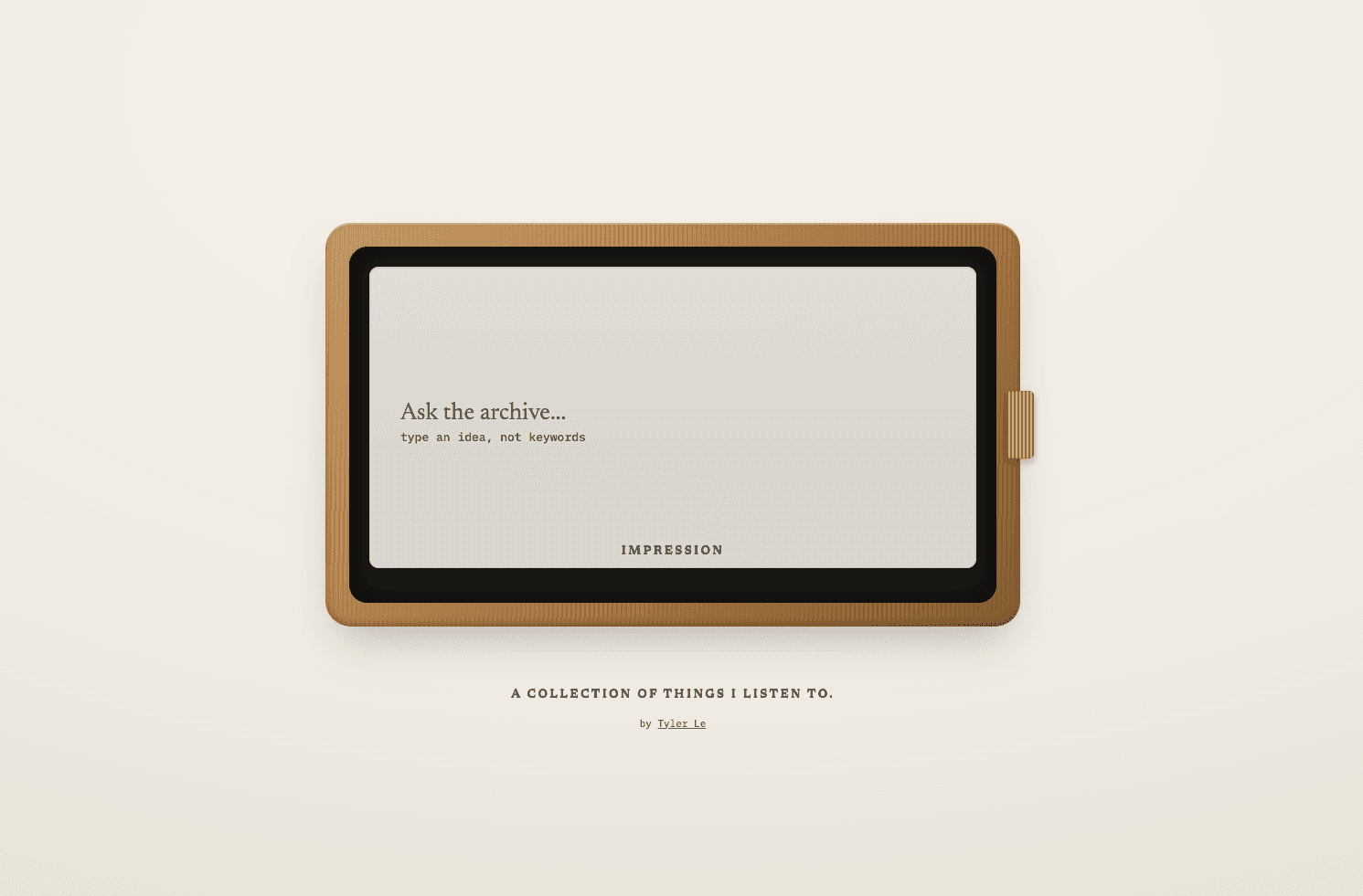 Impression project preview
